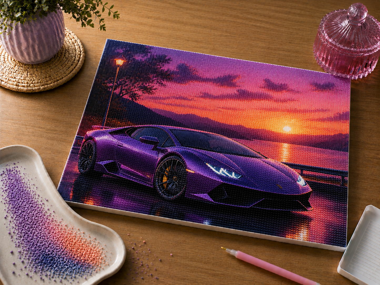 Obraz na płótnie personalizowany do wysadzania diamentami 30x40 cm